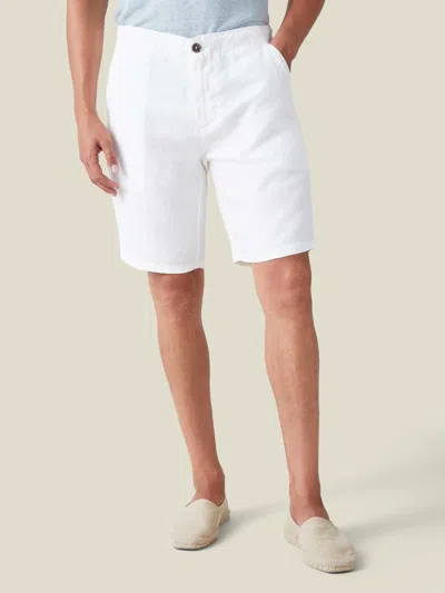 Luca Faloni Linen Bermuda Shorts In White