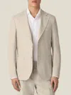 Luca Faloni Linen Blazer In Neutral