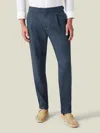 Luca Faloni Elegant Trousers In Navy Blue