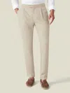 Luca Faloni Linen Elegant Trousers In Neutral