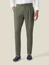 Luca Faloni Elegant Trousers In Olive Green