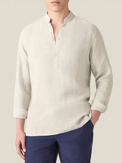 Luca Faloni Linen Forte Shirt In Neutral