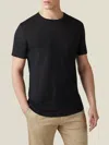 Luca Faloni Linen Jersey T-shirt In Black