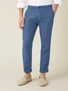 Luca Faloni Capri Blue Lipari Linen Trousers In Capri Blue