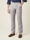 Luca Faloni Light Grey Lipari Linen Trousers In Light Grey