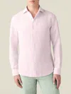 Luca Faloni Linen Portofino Shirt In Pink