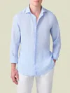 Luca Faloni Linen Portofino Shirt In White