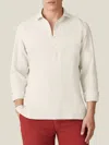 Luca Faloni Linen Ravello Shirt In Sand