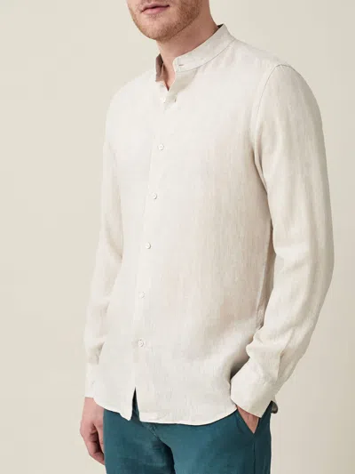 Luca Faloni Linen Versilia Shirt In Sand