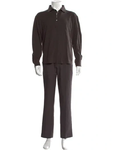 Pre-owned Luca Faloni Long Sleeve In Brown