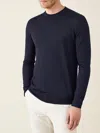 Luca Faloni Silk-cashmere Crew Neck In Blue