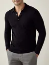 Luca Faloni Silk-cashmere Knitted Polo In Black