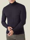 Luca Faloni Mock Neck Jumper In Black