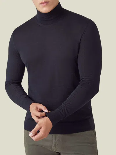 Luca Faloni Mock Neck Jumper In Black