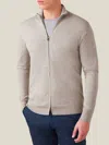 LUCA FALONI SILK-CASHMERE ZIP CARDIGAN