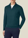 Luca Faloni Silk-cashmere Zip-up In Green