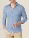 Luca Faloni Silk-cotton Como Shirt In Blue