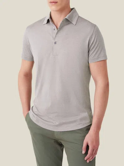 Luca Faloni Silk-cotton Polo In Nocciola Brown