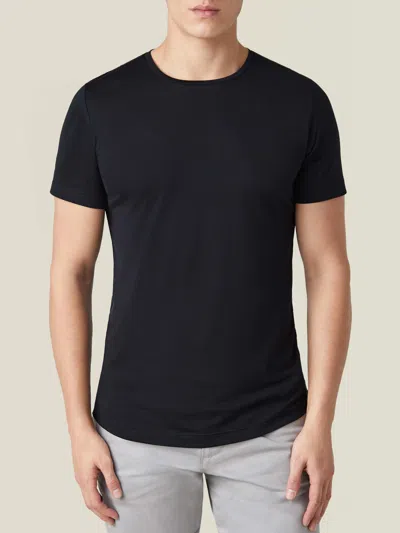 Luca Faloni Silk-cotton T-shirt In Black