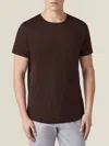 Luca Faloni Silk-cotton T-shirt In Brown