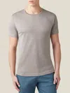 Luca Faloni Silk-cotton T-shirt In Gray