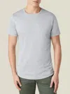 Luca Faloni Light Grey Silk-cotton T-shirt In Light Grey