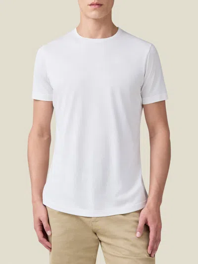 Luca Faloni Silk-cotton T-shirt In White