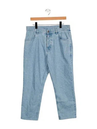 Pre-owned Luca Faloni Straight-leg Jeans In Blue