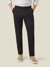 Luca Faloni Whipcord Cotton Lightweight Chinos In Black