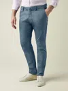 Luca Faloni Whipcord Cotton Lightweight Chinos In Steel Blue