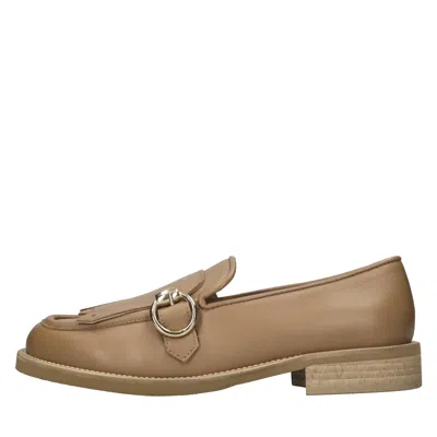 Luca Grossi Flat Shoes In Brown