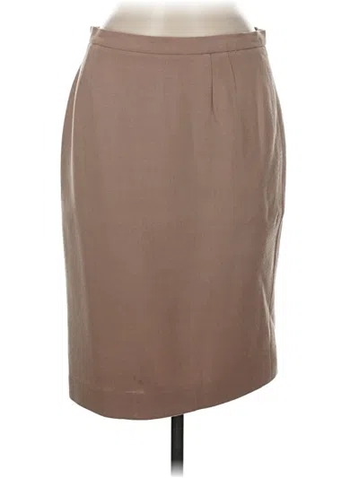 Pre-owned Luca Luca Formal Skirt In Brown