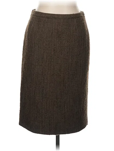 Pre-owned Luca Luca Formal Skirt In Brown