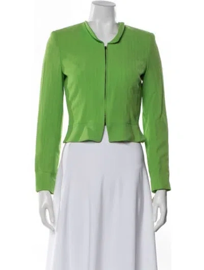 Pre-owned Luca Luca Virgin Wool Jacket In Green