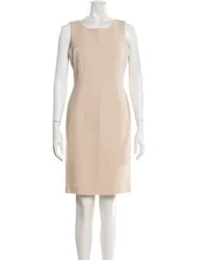 Pre-owned Luca Luca Wool Knee-length Dress In Neutral