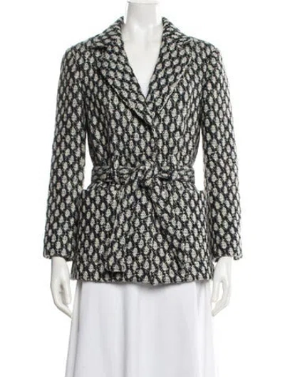 Pre-owned Luca Luca Wool Printed Blazer In Multi