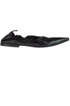 Luca Valentini Nappa Ballerinas In Black