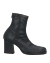 Luca Valentini Woman Ankle Boots Black Size 8 Textile Fibers In Black