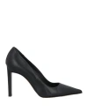 Luca Valentini Woman Pumps Black Size 6 Leather