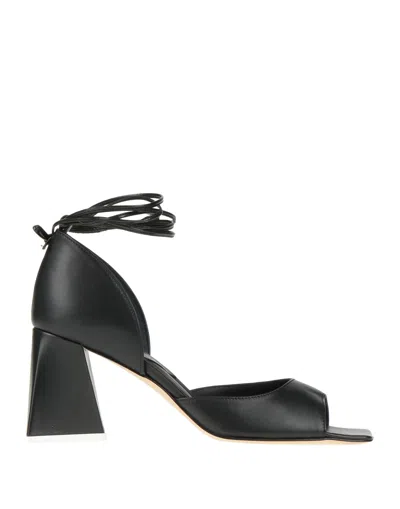 Luca Valentini Sandals In Black