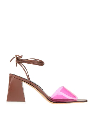 Luca Valentini Sandals In Pink