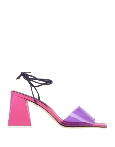 Luca Valentini Sandals In Purple