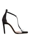 Luca Valentini Woman Toe Strap Sandals Black Size 5 Soft Leather In Black