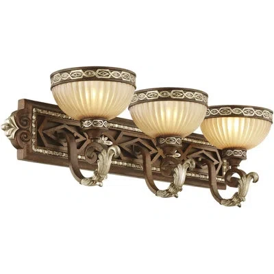 Lucas + Mckearn 3 - Light Vanity Light In Clear