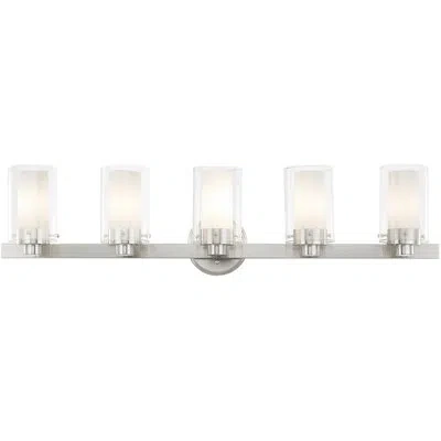 Lucas + Mckearn 5 - Light 35.5" W Vanity Light In Brushed Nickel