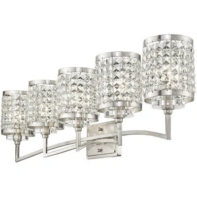 Lucas + Mckearn 5 - Light Vanity Light In Brushed Nickel