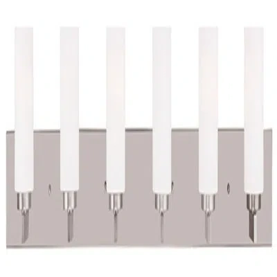 Lucas + Mckearn 6 - Light Vanity Light In Brushed Nickel