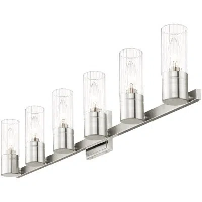 Lucas + Mckearn 6 - Light Vanity Light In Brushed Nickel