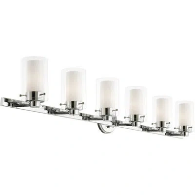 Lucas + Mckearn 6 - Light Vanity Light In Polished Chrome