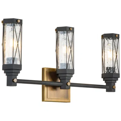 Lucas + Mckearn Abbey 3 Light Mid Century Modern Wall Sconce